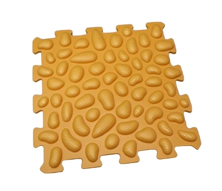 Interlocking mat for  foot massage