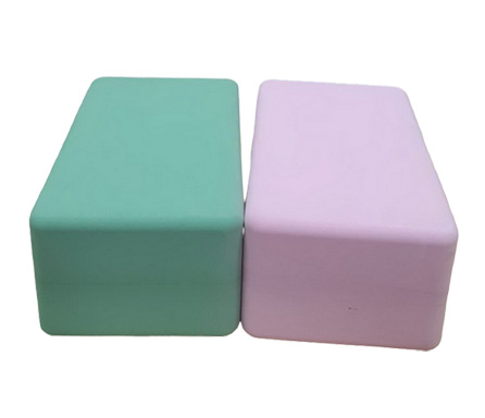 Solid Color EVA Yoga Block, radius edges