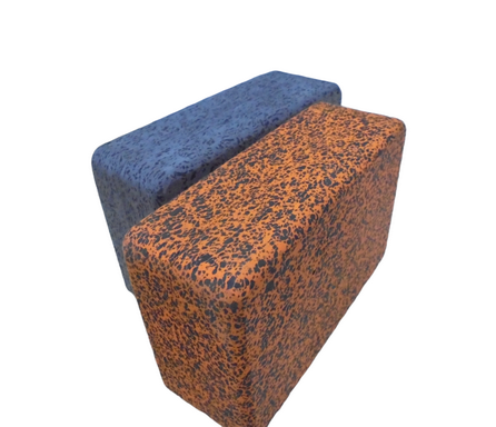 One Color Dots Recycled EVA Yoga Block