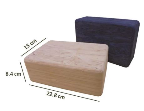 Wood Grain Pattern EVA Yoga Block