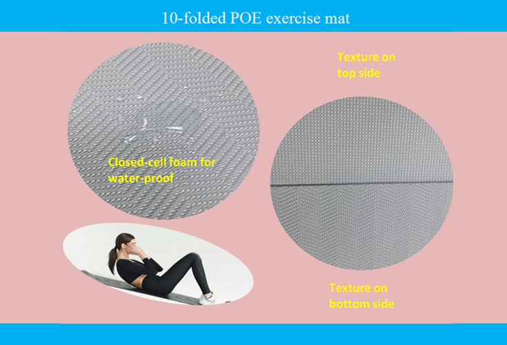 10-folded POE exercise mat