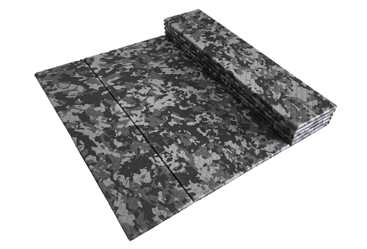 Eco-friendly camouflage -POE 12 foldable Yoga mat