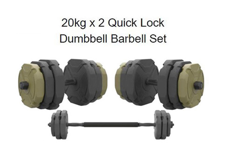 2-in-1 Dumbbell Barbell Set