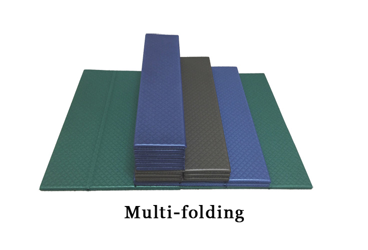Eco-friendly camouflage -POE 12 foldable Yoga mat
