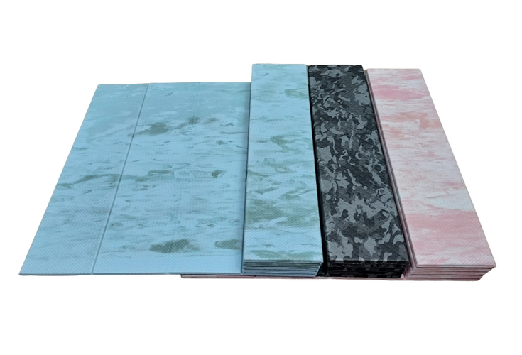 Cloud Pattern POE 12 Foldable Yoga Mat