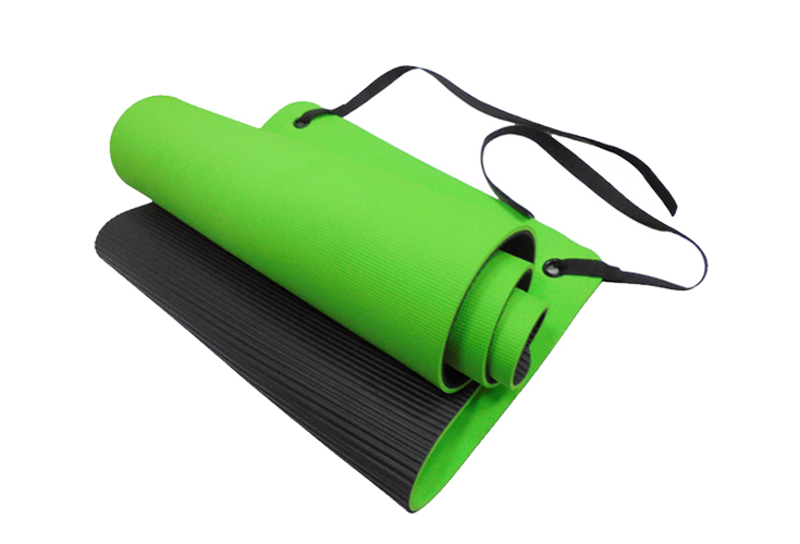 Eco-friendly POE Exercise Mat (eyelets/Velcro straps)