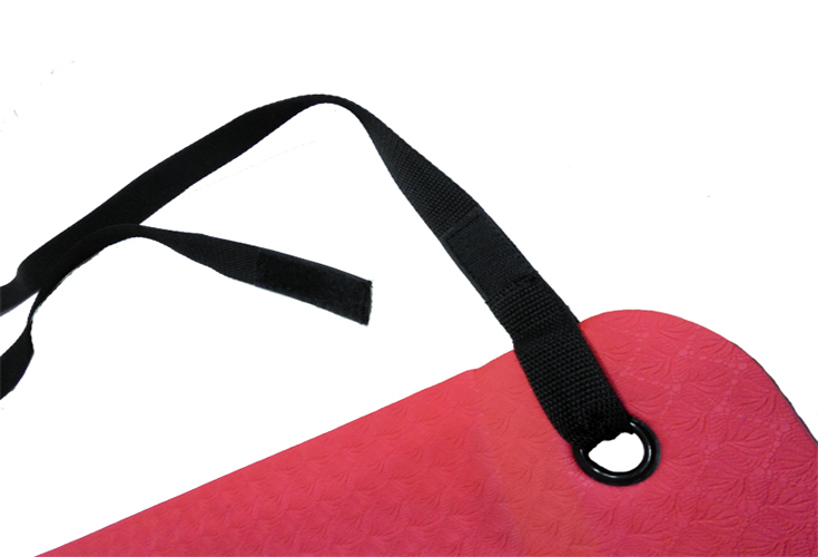 Eco-friendly POE Exercise Mat (eyelets/Velcro straps)