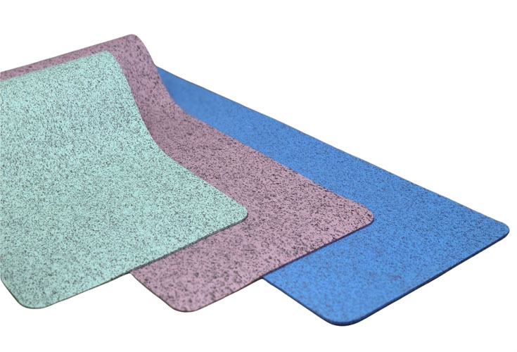 Recycled Material Yoga Mat (single color dots)
