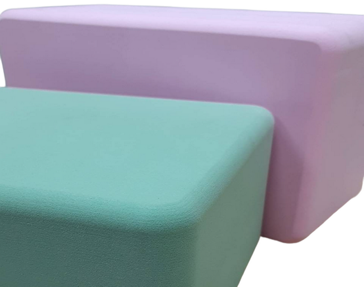 Solid Color EVA Yoga Block, radius edges