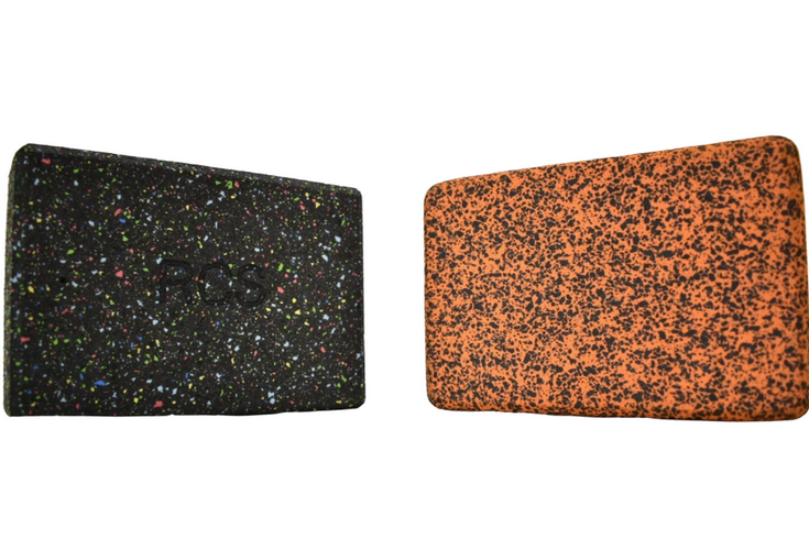 One Color Dots Recycled EVA Yoga Block