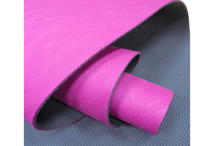 Eco-friendly POE  Dual  Color Yoga / Exercise Mat