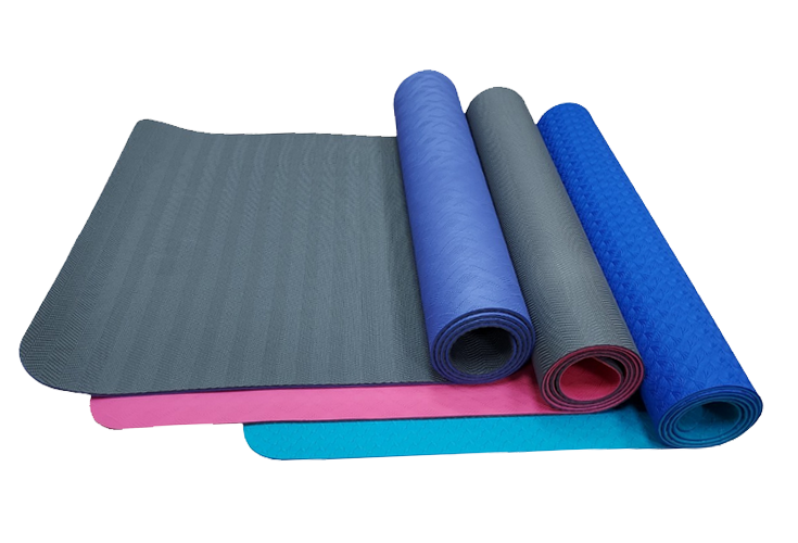 Eco-friendly POE  Dual  Color Yoga / Exercise Mat