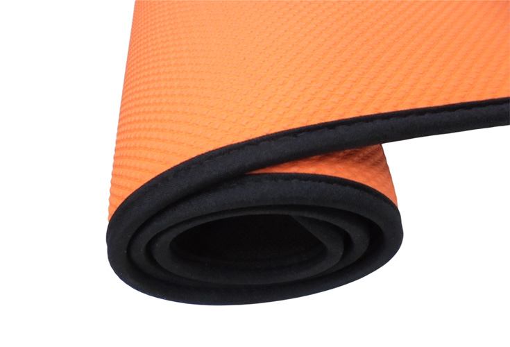 Eco-friendly POE Yoga Mat With Integrated Velcro Straps