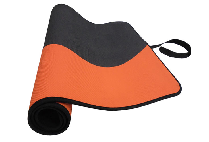 Eco-friendly POE Yoga Mat With Integrated Velcro Straps